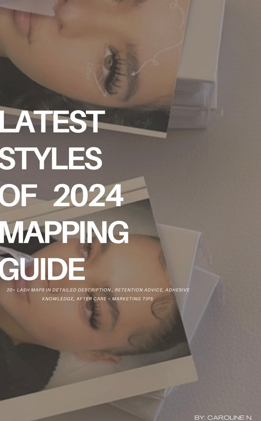 Latest Styles of 2024 Lash Map Ebook